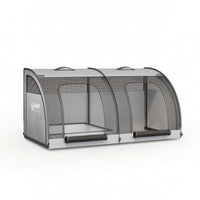 Car Pet Cage Foldable Pet Crate Fold Flat Travel Carrier for Dog Owners