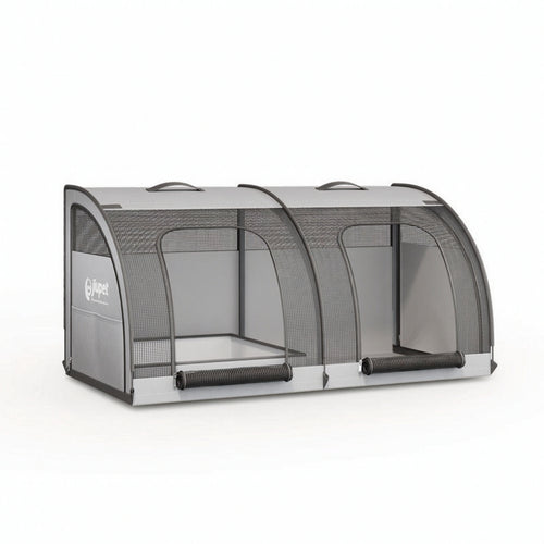 Car Pet Cage Foldable Pet Crate Fold Flat Travel Carrier for Dog Owners