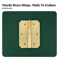Ornate Detachable Leaf Hinge Antique Style Furniture Hardware Chinese Design