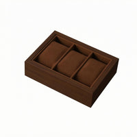 Wooden Watch Box Wood-Grain Watch Display Box Open-Top