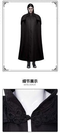 5万圣节cos服中世纪复古吸血鬼斗篷立领派对欧美角色扮演舞台服装