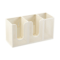 Cup Holder with Straw Organizer Countertop Cup and Lid Organizer Partitioned