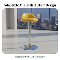 Adjustable Rotating Stool with Backrest Modern Design Counter Chair Nordic aesthetic