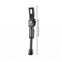 Reinforced Steel Cycle Kickstand Anti Slip Adjustable Bike Kickstand Alloy Coiled Loaded Bike Stand