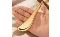 Smooth Facial Massage Stick Polished Body Massage Stick Slender Gua Sha Tool Teardrop-Shaped for Self-Care, Relaxation