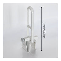 Bathtub Grab Bar Tool Installation Clamp-on Tub Grab Bar Heavy Duty Tub Side Rail for Women Individuals