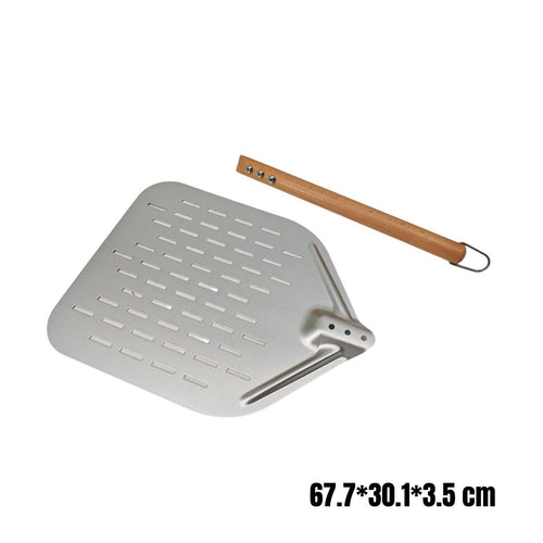 Folding Pizza Peel Foldable Aluminum Pizza Peel Rustproof Food Tool for Chefs, Oven Work, Restaurant