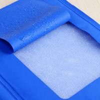 Self-Cooling Dog Mat for Hot Weather, Gel Pet Cooling Mat, Foldable & Portable Blue Dog Cool Mat, Washable