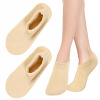 2 Pieces Leak-Proof Castor Oil Foot Pack Soft & Comfortable Castor Oil Foot Wrap Wearable Design for Sleeping, Bedtime, Meditation