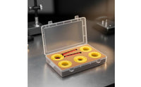 8 Pieces Red Handled Bezel Removal Tool Kit Watch Bezel Opener Kit Repair Tools Molded Insert