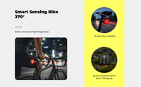 Rechargeable waterproof bike light, Trail cycling