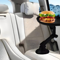 Car-Mounted Tray Black Car Cup Holder Tray