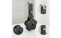 Ventilated Toilet Tank Tablet Holder Easy to Install Toilet Tablet Holder with Adjustable Hook Tooltool-Less Secure