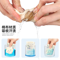 四季可用小碎花方形腹部吸汗衬垫运动健身出汗防湿防摩擦衬垫贴