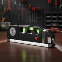 Multifunction Level Ruler Handheld Level Ruler White Measuring Scale