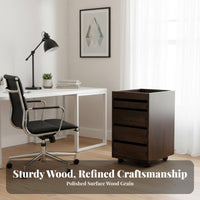 Multi-Drawer Rolling Cabinet Nordic and elegance 7-Drawer Rolling wheeled storage single-unit for Homeowners