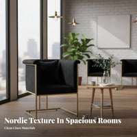 Fluted Banquette and Chair Set Nordic aesthetic Restaurant Booth Light Luxury Design Backrest for Interior Designers, Bar