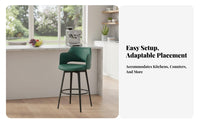 Upholstered rotating High Stool Easy to Clean Upholstered rotating Stool for Adults