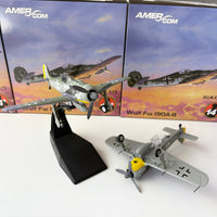 1/72 Scale WWII German FW190 Fighter Aircraft Model, Collectible Display