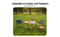 Foldable Design Wooden Fold-up Table Space-Saving Household Furniture Versatile Use Portable Desk Multifunctional for Street Vendors, Apartment Dwellers, Dining Room, Outdoor, Balcony, Home Office