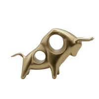 Bull Figurine Abstract Bull Statue Sculptural for Tv Stand, Art Collectors