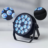 LED Stage Light with Bracket Color-Changing LED Par Light Par Can Portable Uplight Lightweight for DJs, Live Shows, Taverns