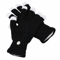 Multi-Color Modes LED Gloves Single Button Control Light up Finger Gloves Fun Gift Party Accessory for Halloween