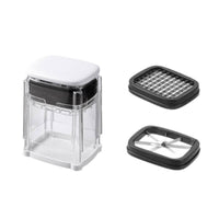 Press Chopper Multi Functional Food Chopper Slice Stainless Steel Dicing Attachments Food Crusher