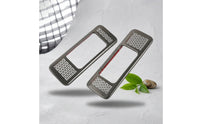 2 Pieces Rear Air Outlet Trim Cover Shiny Vent Outlet Molding Trim Car Accessory