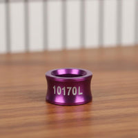 10 Pieces Parrot Foot Band Mixed Colors Numbered Bird Identification Band