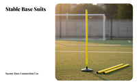 Soccer Training Pole High-Visibility Training Pole Detachable Design Agility Poles for Athletes, Coaches, Outdoor