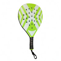 Teardrop Padel Racket Wrapped Handle Padel Racket Sports Gear Non-Slip Grip Soft Feel