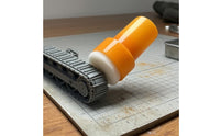 Model Weathering Brush Rounded Head Weathering Brush Compact Hobby Materials