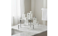 3 Tier Acrylic Display Stand Space Saving Transparent Perfume Display Rack