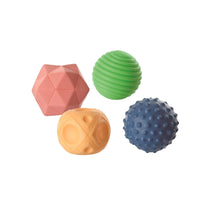 4 Pieces Sensory Ball Set Soft Textured Ball Set Sensory Balls Squeezable Textured Balls Tactile for Babies, Nursery, Bath Time