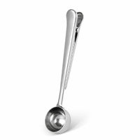 Measuring Spoon with Bag Clip Dual Function for Pantry, Baristas