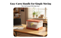 Collapsible Wheeled Crate Foldable Household Storage Multi-Purpose for Dorm Room