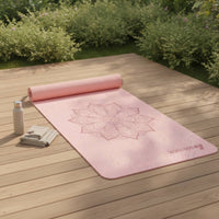 Fitness Mat Non-Slip Fitness Mat with Carrying Strap Textured for Yogis, Dancers, Home Workouts, Floor Training