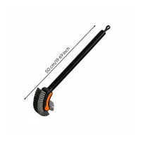 Long Handle Toilet Brush No Dead Corners Bathroom Cleaning Scratch Clear