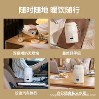 可以烧水的保温杯旅行车载便携式冲奶养生壶可加热杯子泡水出差