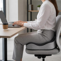 Memory Foam Seat Cushion and Backrest Combo for Office Chair Car Seat