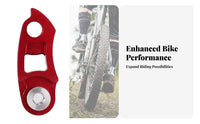 Bike Tail Hook Extension Aluminum Alloy Rear Derailleur Hanger Lightweight Derailleur Hanger Extension for Mountain Bikers, Trail Riding
