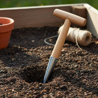 Soil Hole Puncher Long-Lasting Garden Dibber Ergonomic Design for Greenhouse