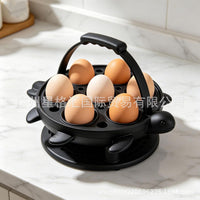 跨境新品Multifunctional Egg Holder三合一多功能煮蛋架家居工具