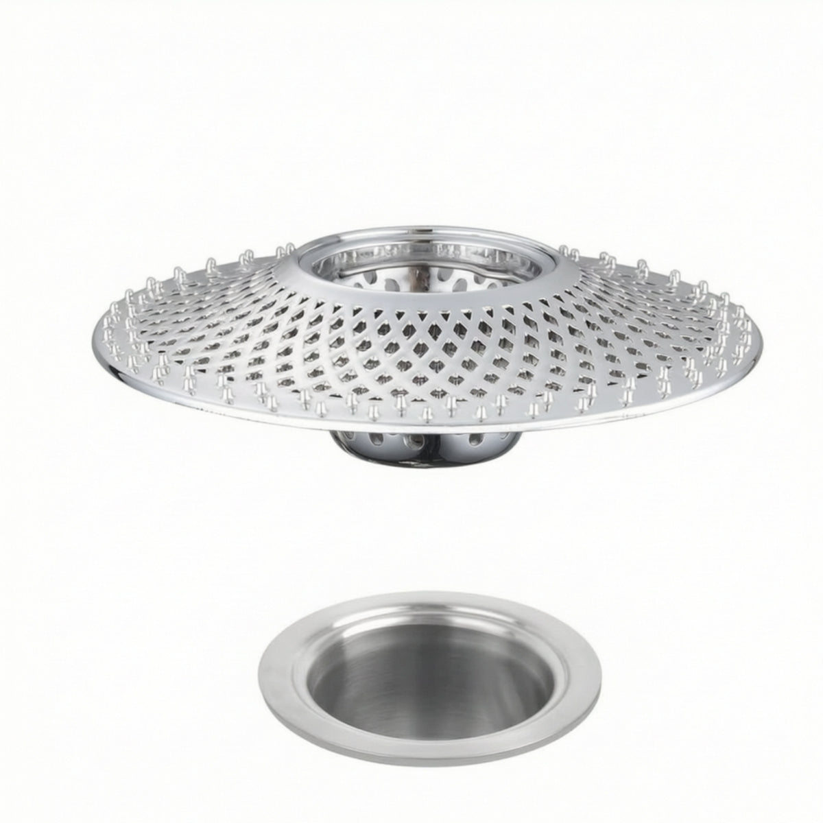 Bathtub Drain Hair Catcher Stainless Steel Hair Catcher Easy to Clean