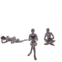 Resin Figurine Decorative Human Figure Statue Artistic for Bookshelf, Art Lovers