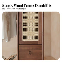 Garment Rack with Drawers Floor-Standing stand-alsinglestanding Closet with Drawers