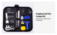 Complete Watch Repair Tool Kit | Organized Interior Layout, Watch Repair Kit, for Replacement
