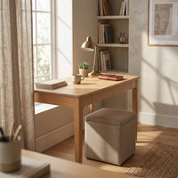 Minimalist Wooden Desk Solid Wood Desk Wide Desktop Furniture