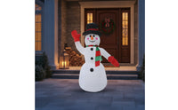 Inflatable Snowman with Top Hat Giant Christmas Inflatable Snowman Yard Decoration Freestanding Outdoor for Garden, Storefront